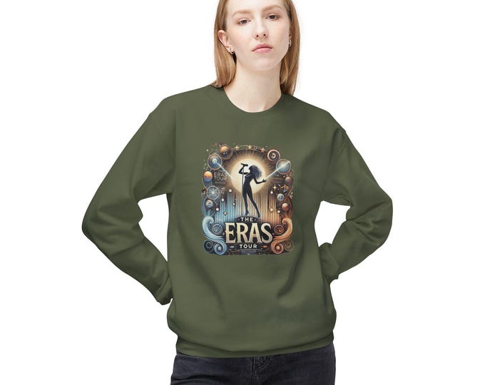 The Eras Tour Sweatshirt: Tay Tay Fan Fleece Crewneck