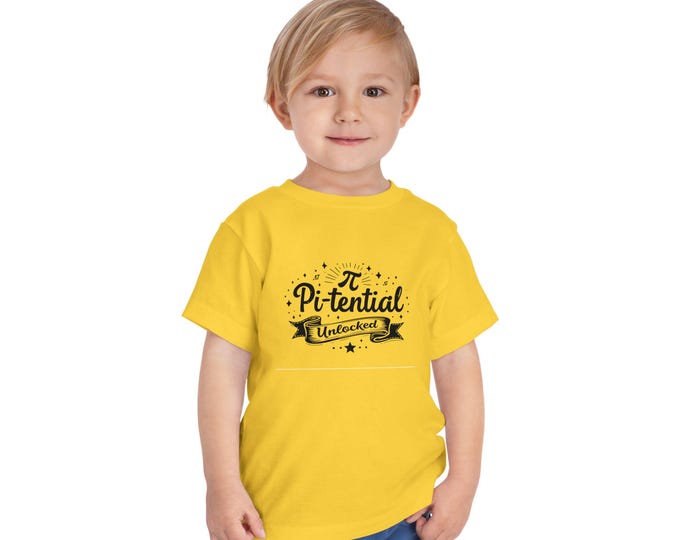 Pi-tential unlocked Shirt, Toddler Pi  Shirt, Motivational Pi Shirt, Happy Pi Day Shirt, Pi Day Shirt, Funny Math Gift, Kids Lover Shirt.