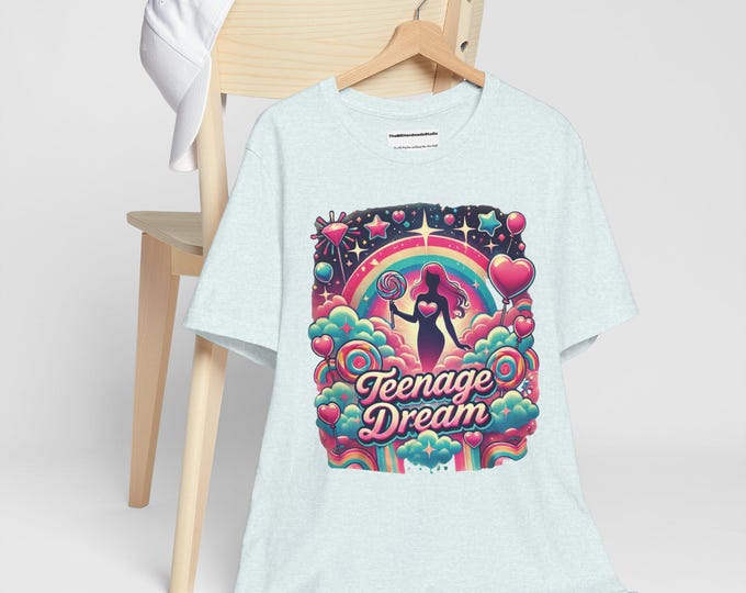 Teenage Dream Era Unisex Tee Shirt, Multiple Colors - Short Sleeve T-Shirt for Men and Women, Graphic Tee for Dreamers