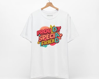 Proudly Special Friend" T-Shirt - Meaningful Friendship Tee | Cute BFF Gift | Aesthetic Y2K Softcore Vintage Trendy Shirt
