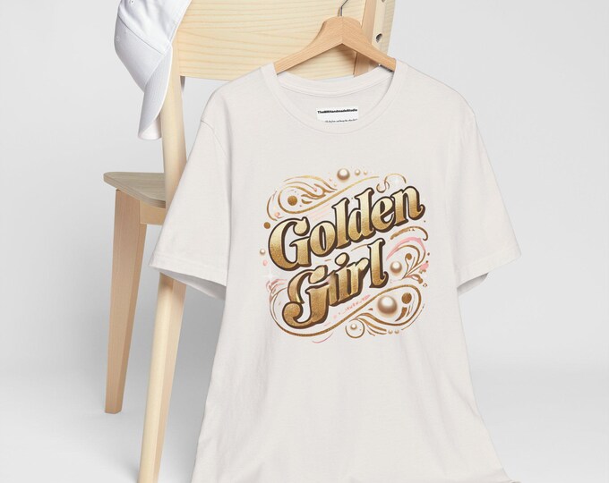 Golden Girl Tie Dye T-Shirt: Lightweight Cotton Unisex Tee