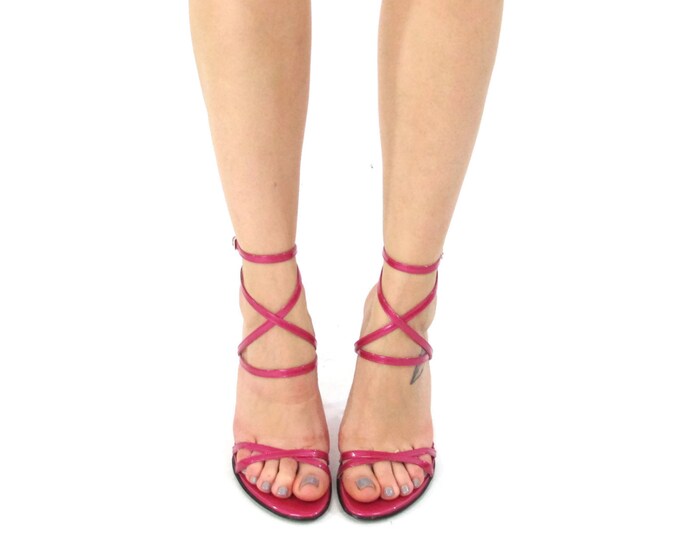 90s strappy heels