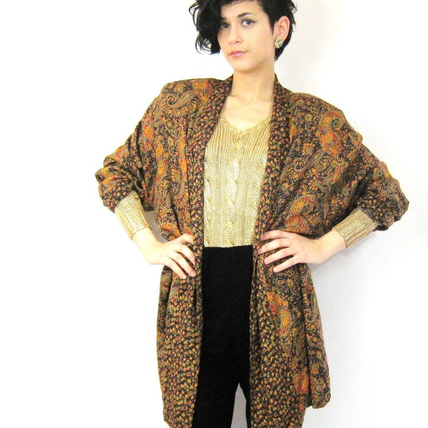 Zodiac Draped Cardigan L