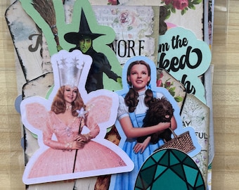 The Wizard of Oz Ephemera, junk journal, journal supplies