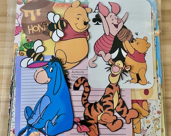Ephemera, Junk Journal Supplies, Junk Journal, Journal Supplies, Die Cuts, Scrapbooking, Winnie The Pooh Ephemera