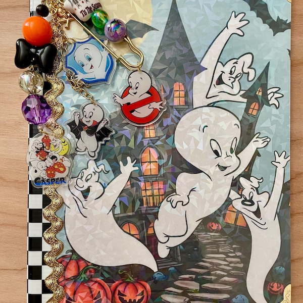 Junk Journal, Journals, Retro Style Journal, Altered Composition Book, Scrapbook, CHARM WILL VARY