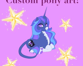 ¡Dibujos OC MLP personalizados! -en estilo de exhibición o en mi propio estilo-