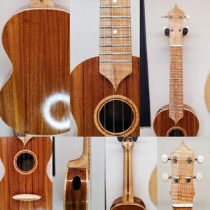 Custom handmade Soprano / Concert / Tenor Ukulele in Canada