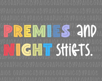 Rainbow Nurse Quote PNG: NICU Sublimation Clipart (Digital Download)