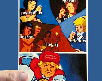 We Are MAGA Funny Sticker, Democrat Sticker, Political Humor Sticker, FDT Sticker, Anti Trump, No Kings, Laptop Decal