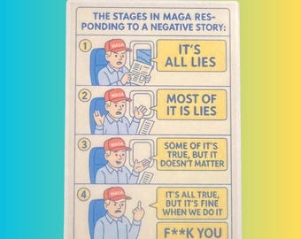 Funny Anti Trump Sticker, MAGA Democrat Sticker, Dump Trump, Political humor, Political Sticker, Funny Sticker, Left Wing, FDT Sticker