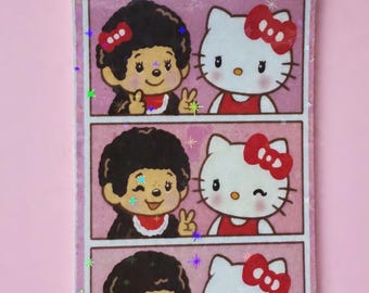 Hello x Chhichi Photo Booth Sticker
