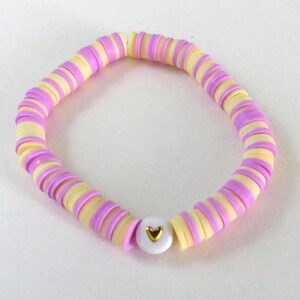 pink lemonade heart bracelet