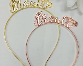 JGA Braut-Krone - Haarreif aus Metall