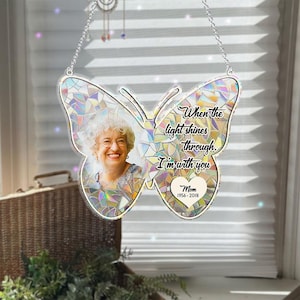 Personalized Memorial Ornament: Acrylic Remembrance Gift