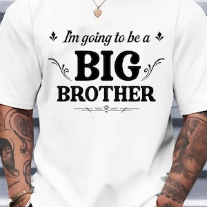Je vais être un t-shirt grand frère, t-shirt cadeau frères, t-shirt amour frères, t-shirt grand frère, t-shirt cadeau pour frère