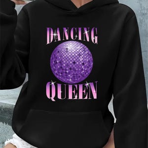 Dancing Queen Hoodie: 70s Disco Style, Retro Party Top