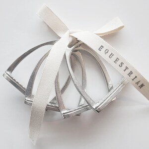 Pewter Equestrian Stirrup Napkin Rings. Horse-themed Napkin Rings. - Etsy