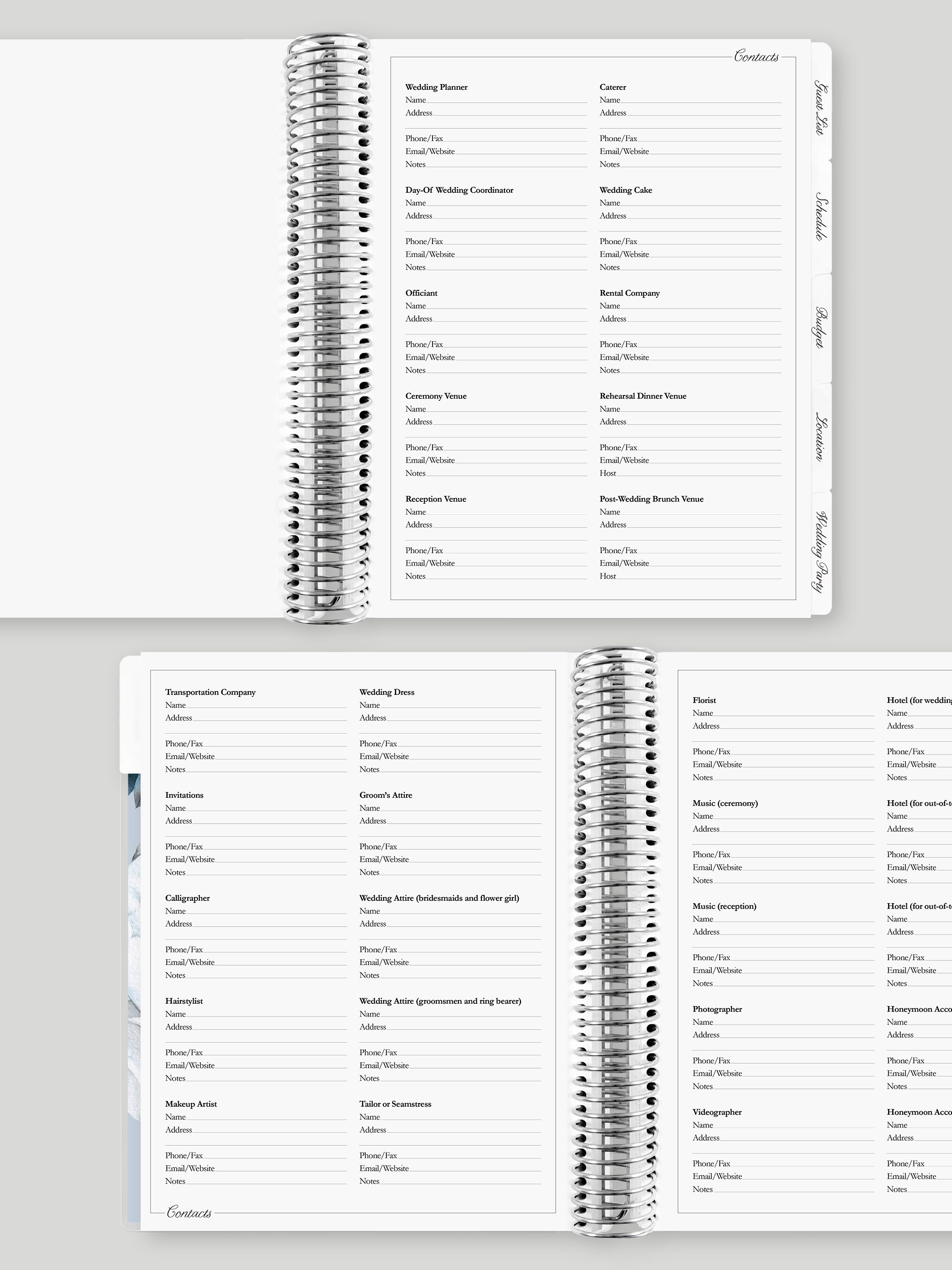 NEW Personalized Wedding Planner Vintage Blooms Etsy