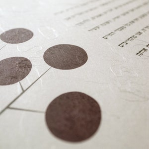 Ketubah Japanese Washi Paper Circle Tree image 4