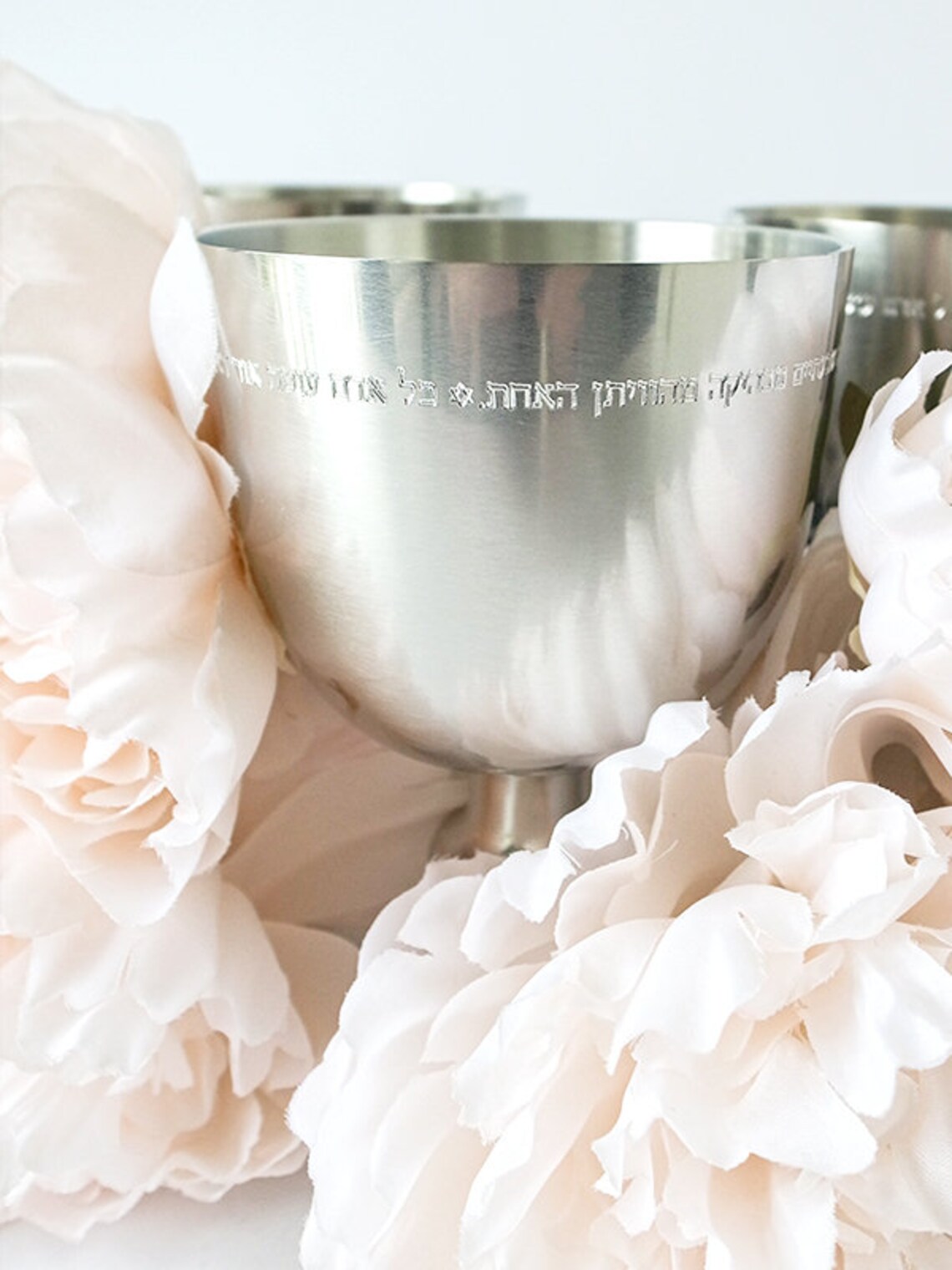 NEW Beloved Pewter Wedding Kiddush Cup by Jennifer Raichman Etsy