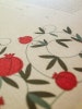 Ketubah Bookcloth - Pomegranate Branches 