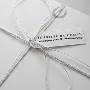 Equestrian Stationery Set with Envelopes. Thoroughbred. Snaffle Bit. Horseshoe. Julep Cup. image 8