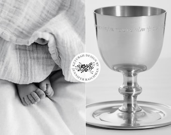 Birkat Habanim Kiddush Cup. Brit Milah or Simchat Bat. Kiddush Cup and Plate. Engraved Kiddush Cup. Bar Mitzvah. Bat Mitzvah.