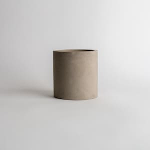 Large Concrete Pot - Minimalist Handmade Concrete Planter - Scandinavian Indoor & Outdoor Decor - Design 10