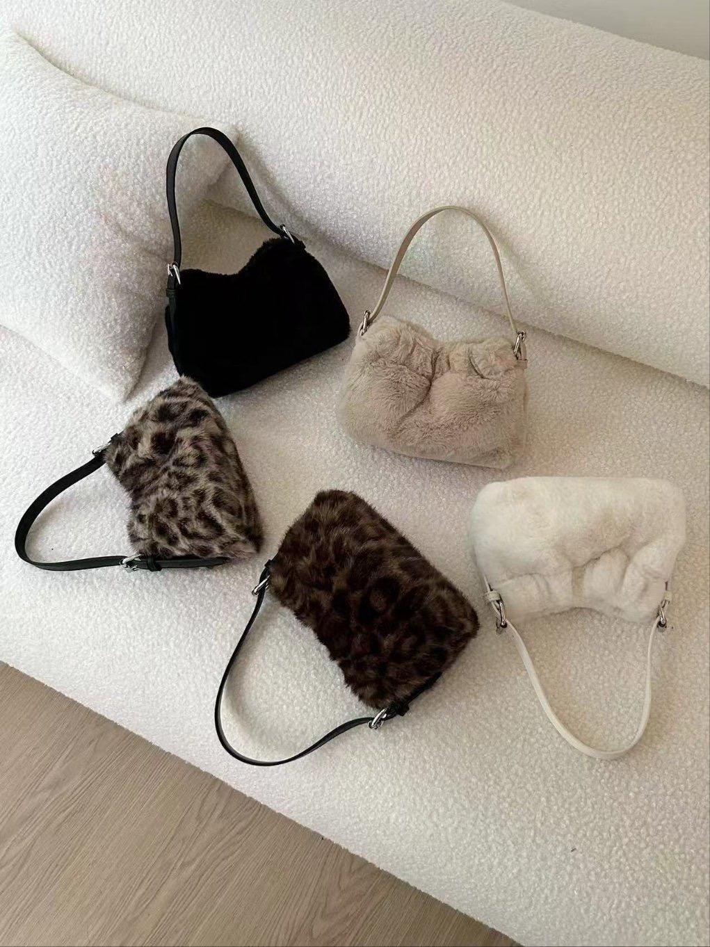 grunge Y2K fur shoulder bag archive ギャル Y2k grunge goth rare 