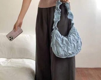 Borsa Tote Trapuntata Leggera – Nylon, Tracolla Larga, Chiusura Cerniera, Multicolore, Per Donna, Uso Quotidiano - 5