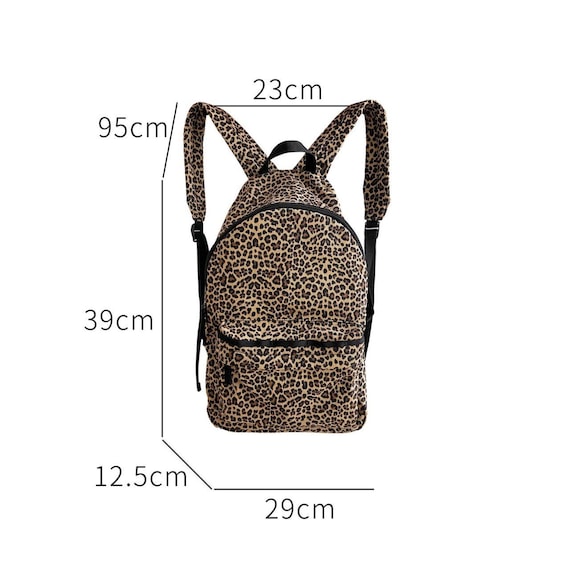 Buy Leopard Print Backpack or Black Nylon Backpack  display picture 1