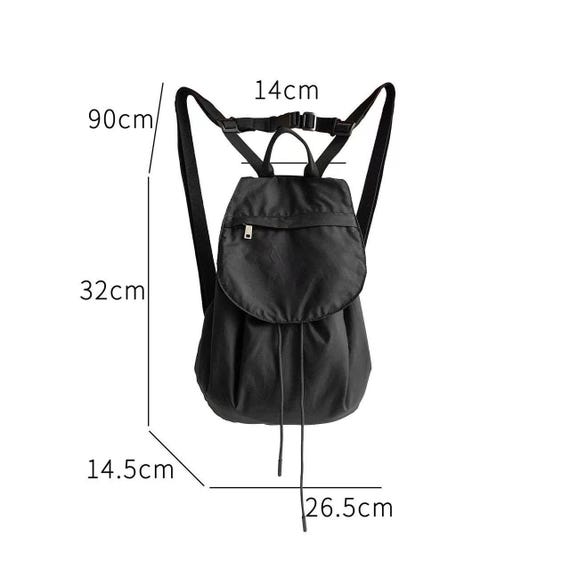 black mini backpack new look Polka Dot Mini Backpack, Lightweight Drawstring Backpack for Women, Casual  Daypack, Cute Spot Print Bag, Small Travel Backpack | 4 Color