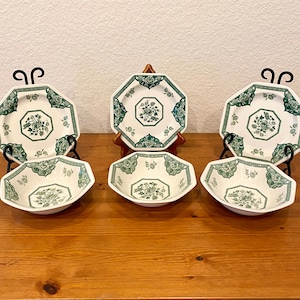 Royal Staffordshire Old Pekin Ironstone J&G Meakin England Vintage 6-Piece Dish Set