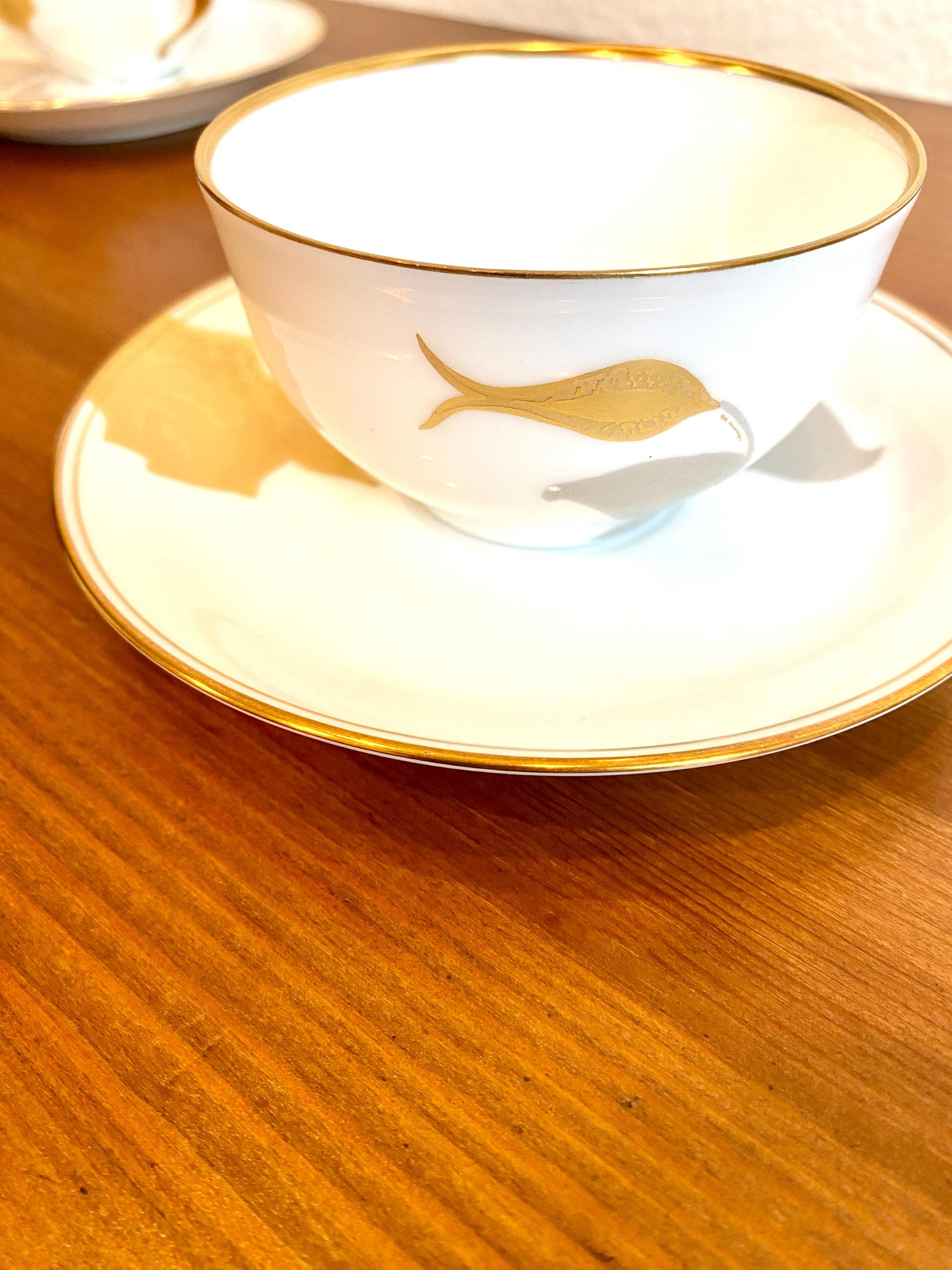 大倉陶園 錦織金彩 エクリプスローズコレクション コーヒー/ティー 