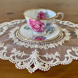 Paragon Rose Teacup and Saucer