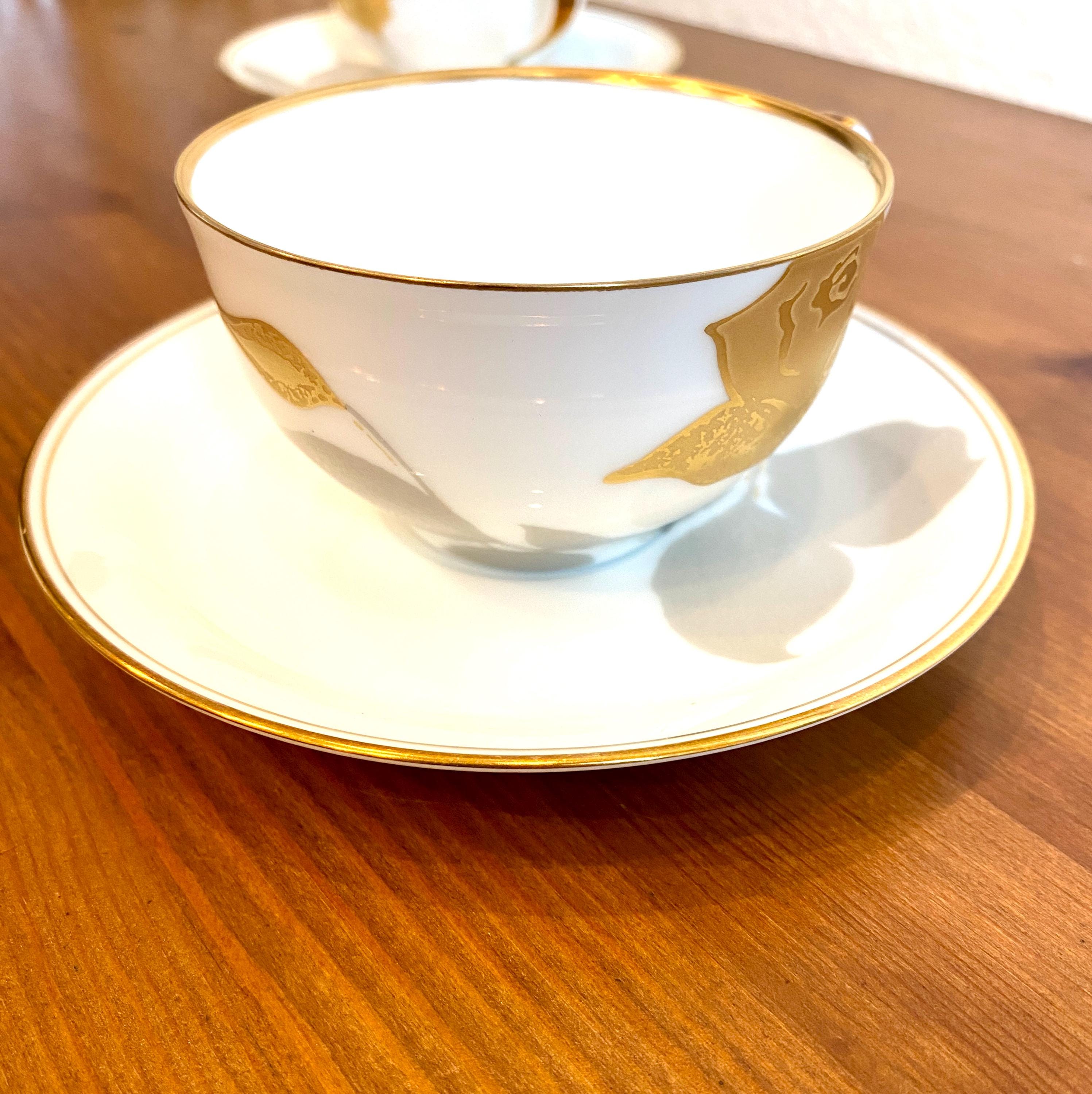 大倉陶園 錦織金彩 エクリプスローズコレクション コーヒー/ティー 