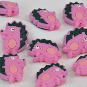Hedgehog Focal Silicone Beads,Wholesale DIY Pen Bead,Gifts Charm Beads,Jewelry Accessories,Craft Supplies,Wristlet,Keychain,Lanyard Beads