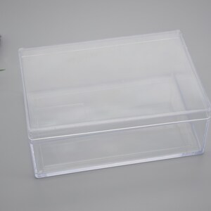 2PCS 130mmx90mmx50mm(height) Rectangle Clear Plastic Boxes,box With Lid ...