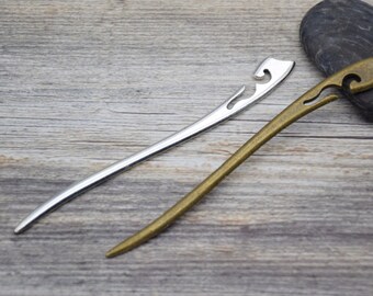 2Pieces Metal Hair Sticks,Simple Hair Sticks,Simple Hair Pins,Metal Hair Pins,Metal Hair Picks ,Metal Hair Clips