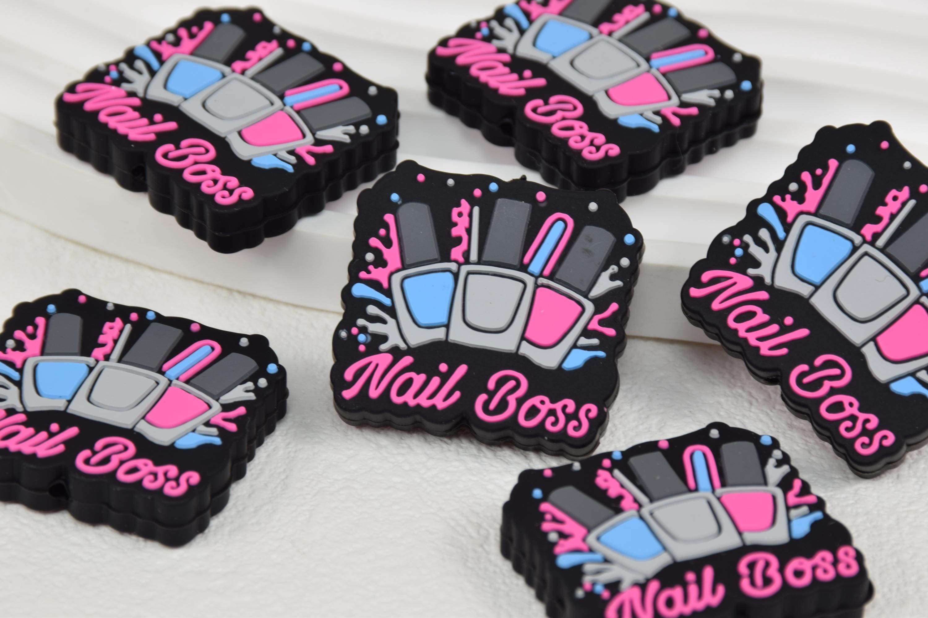 Nail Boss Focal Silicone Beads,Wholesale DIY Pen Beads,Gifts Charm Beads,Jewelry Accessories,Craft Supplies,Wristlet,Lanyard Beads