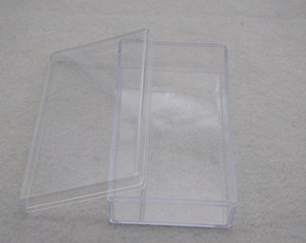 1PCS 135mmx75mmx35mm(height) Rectangle Clear Plastic Boxes,Box With Lid,Organizer Storage Clear Display Case,Transparent Container Box AB117
