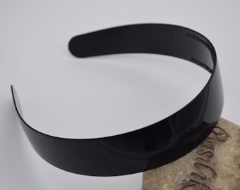 5 black plastic headband,30mm blank headband,plastic hair bands,DIY head craft,headband with teeth,hair accessories