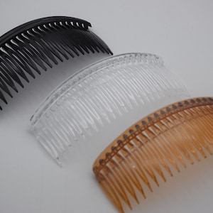 10 plastic hair comb,teeth hair comb for fascinators and millinery,wedding bridal hair comb,hair pin,hair accessory craft,138x42mm(24 teeth)