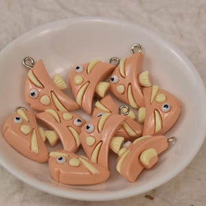 Fish Resin Pendants,Animal Plastic Charms,Jewelry Making Supply,Decoden Findings,DIY Jewelry Earring Necklace Bracelet