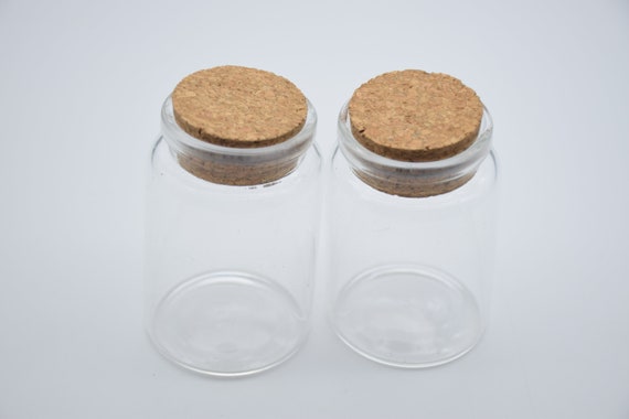 Capacà 50ml 80ml 100ml 150ml Bottiglie di Vetro con Tappo In Sughero Clear Bottiglie Vasi Weding Regalo Vuoto Vasetti contenori di Bottiglie di 48pcs