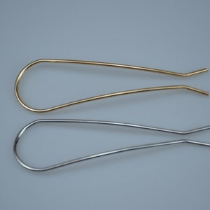 Metal Hair Fork,Blank Bun Holder,Simple Hair Pin,U Shaped Hair Pick,Hair Barrettes,French Hairpin Slide,Hair Clips,Hair Accessories