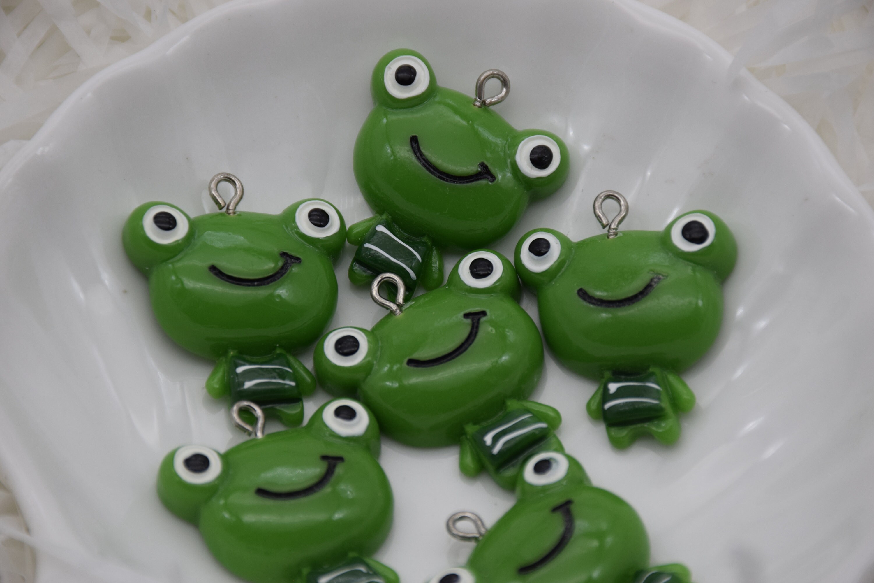 Kawaii Glitter Frog Resin Slime Charms for Slime Accessories Beads Making  Supplies DIY Scrapbooking Crafts 