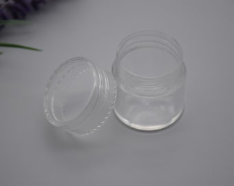 10PCS 25mmx28mm(height) Round Clear Plastic Boxes,Box With Lid,Organizer Storage Box,Clear Display Cases,Transparent Container Box AB51