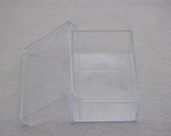 1PCS 100mmx70mmx50mm(height) Rectangle Clear Plastic Boxes,Box With Lid,Organizer Storage Clear Display Case,Transparent Container Box AB115